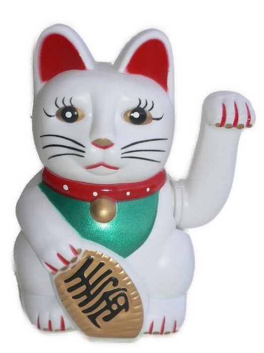 15cm Glückskatze (batteriebetrieben) Winkekatze Lucky Cat Maneki Neko