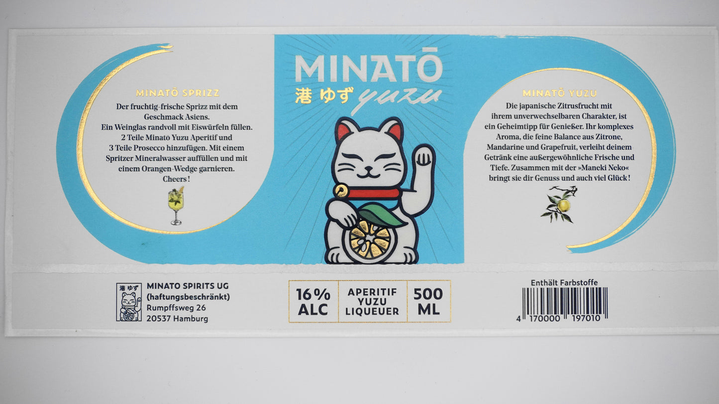 Minatō Yuzu Aperitif Liqueur